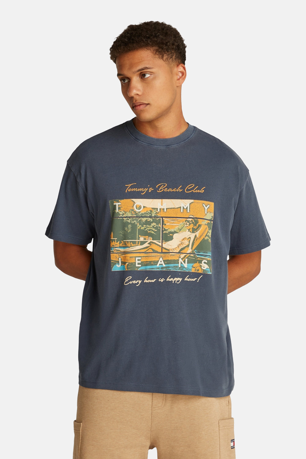 T-shirt (manches courtes) Bleu - TOMMY JEANS