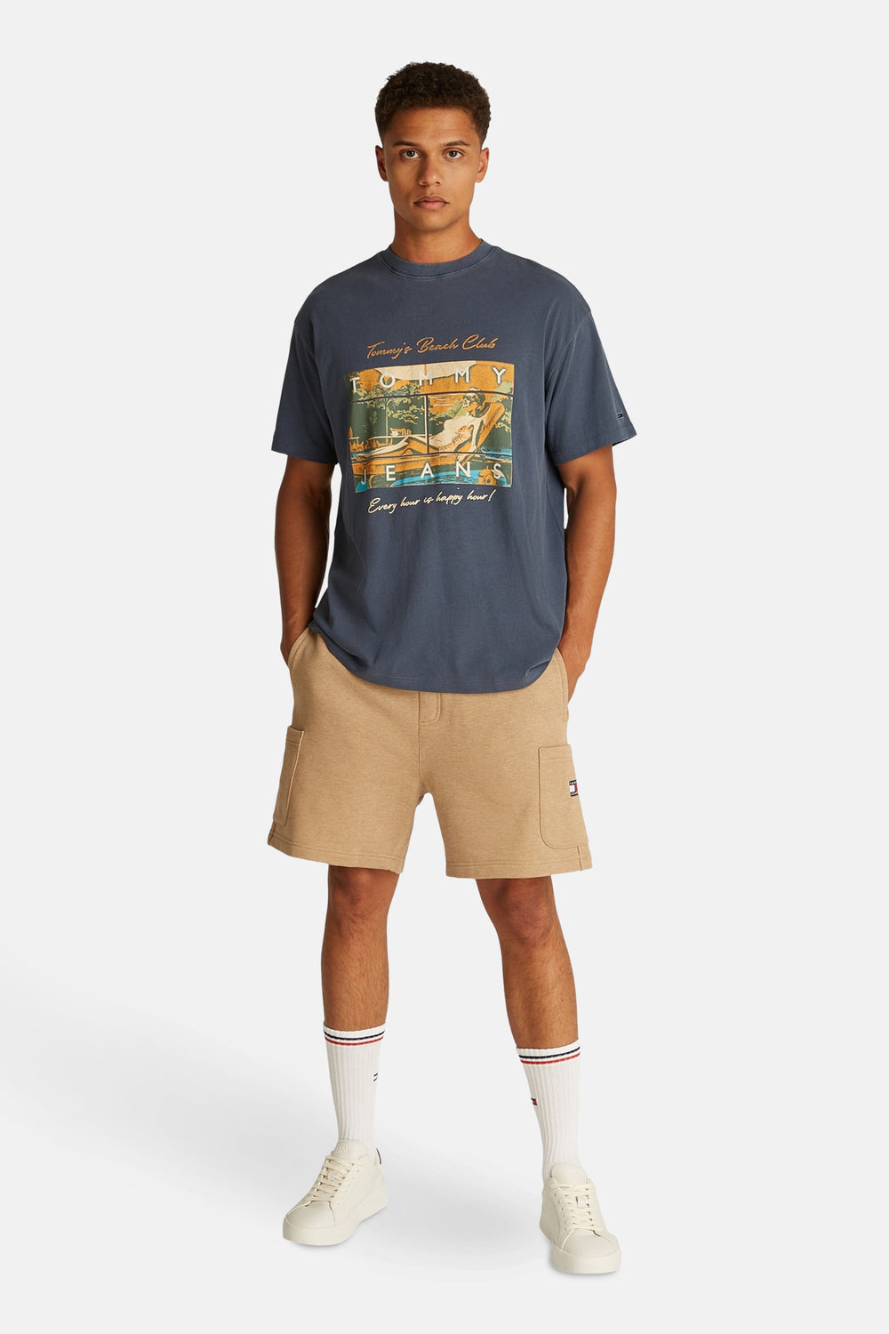 T-shirt (manches courtes) Bleu - TOMMY JEANS
