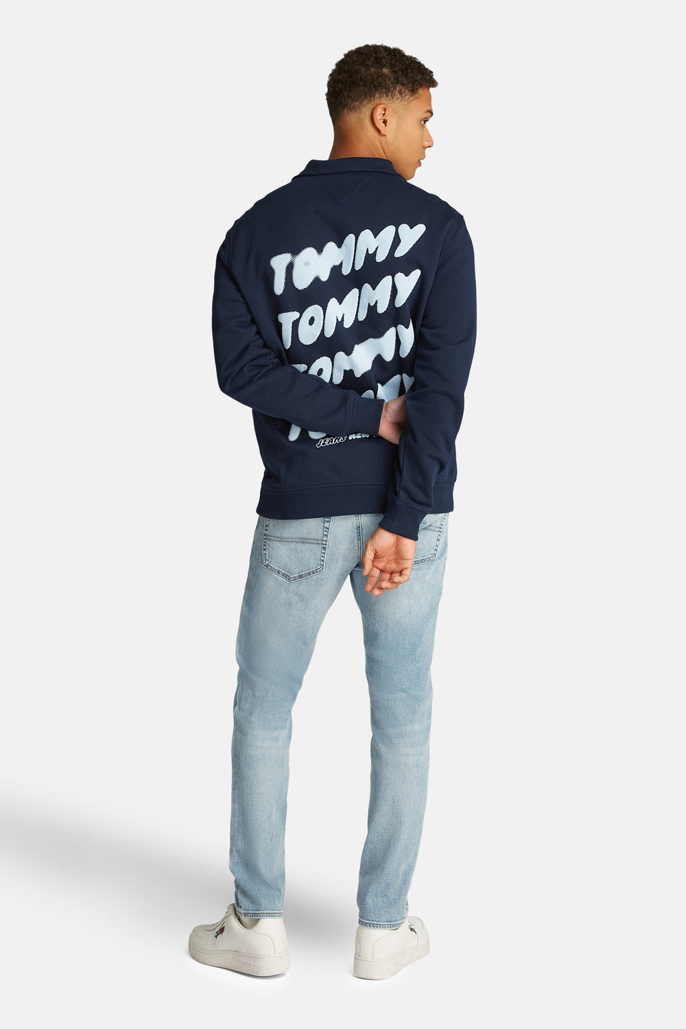 Sweat col roulé Bleu - TOMMY JEANS