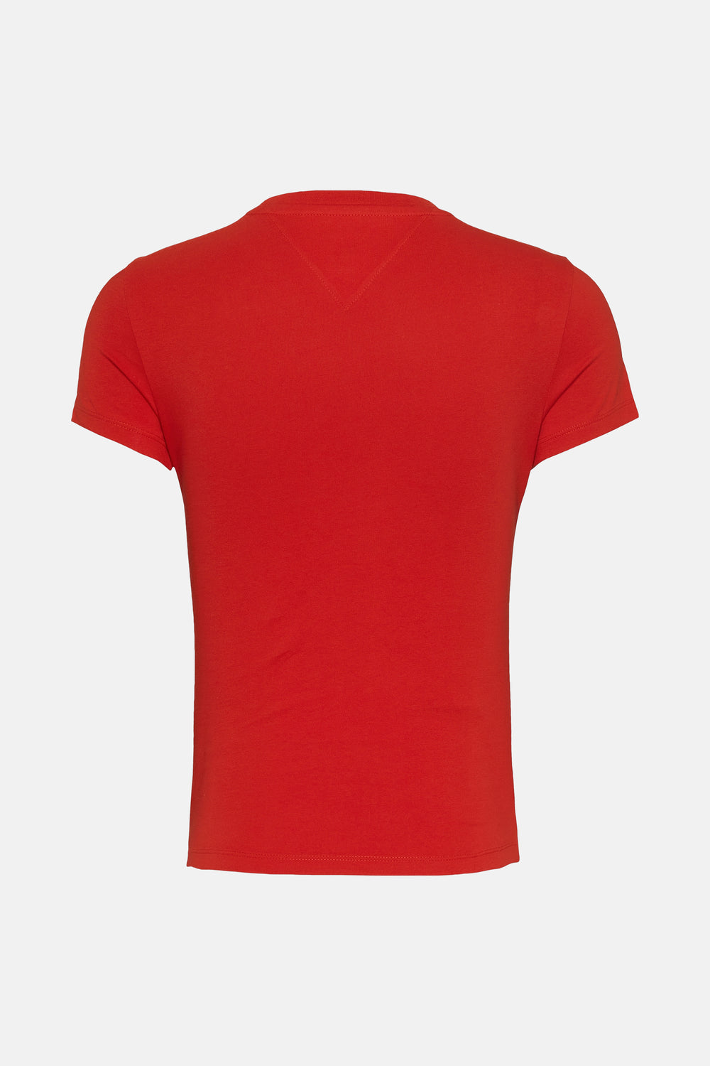 Top uni manches courtes Rouge - Tommy Jeans