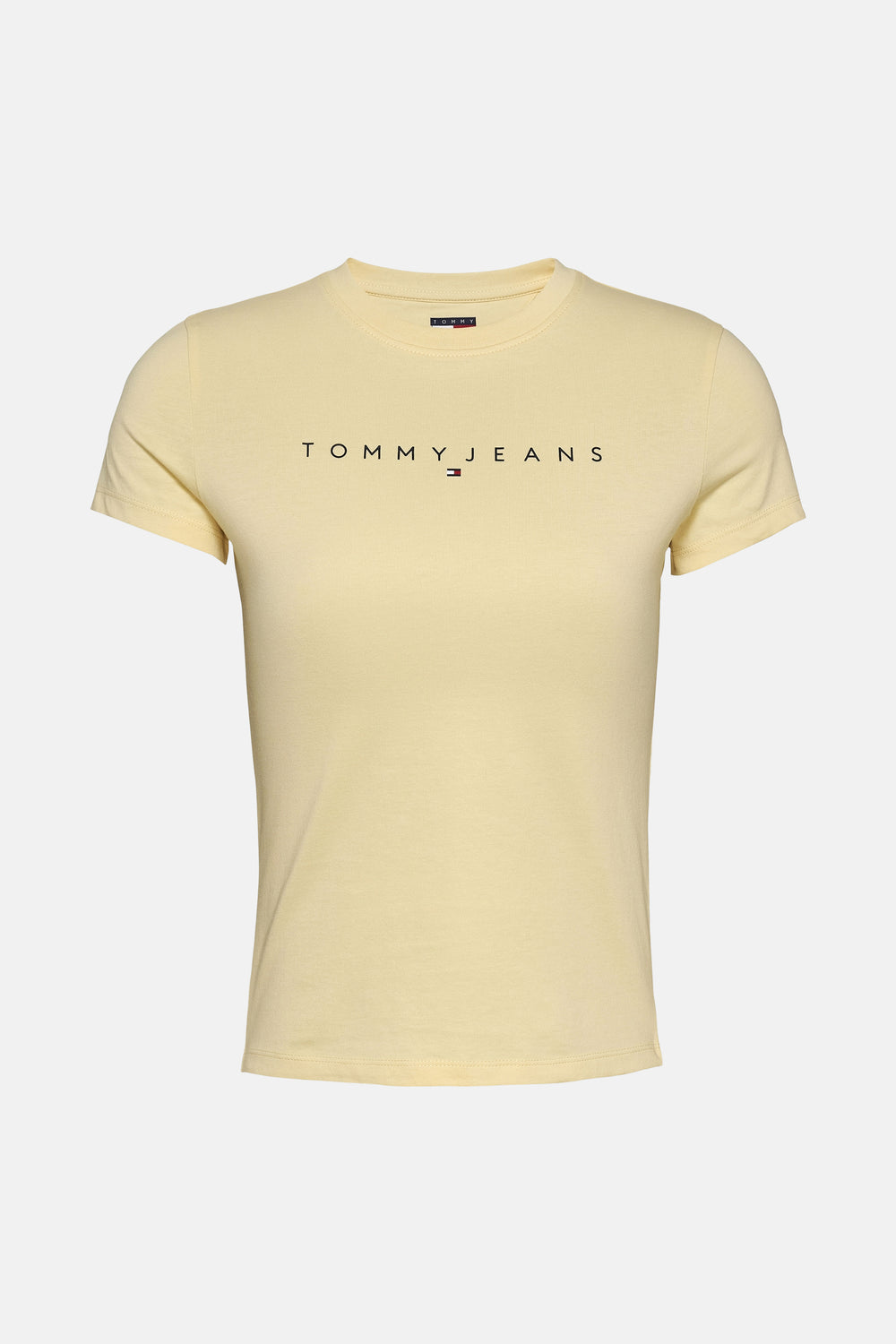 Top uni manches courtes Jaune - Tommy Jeans