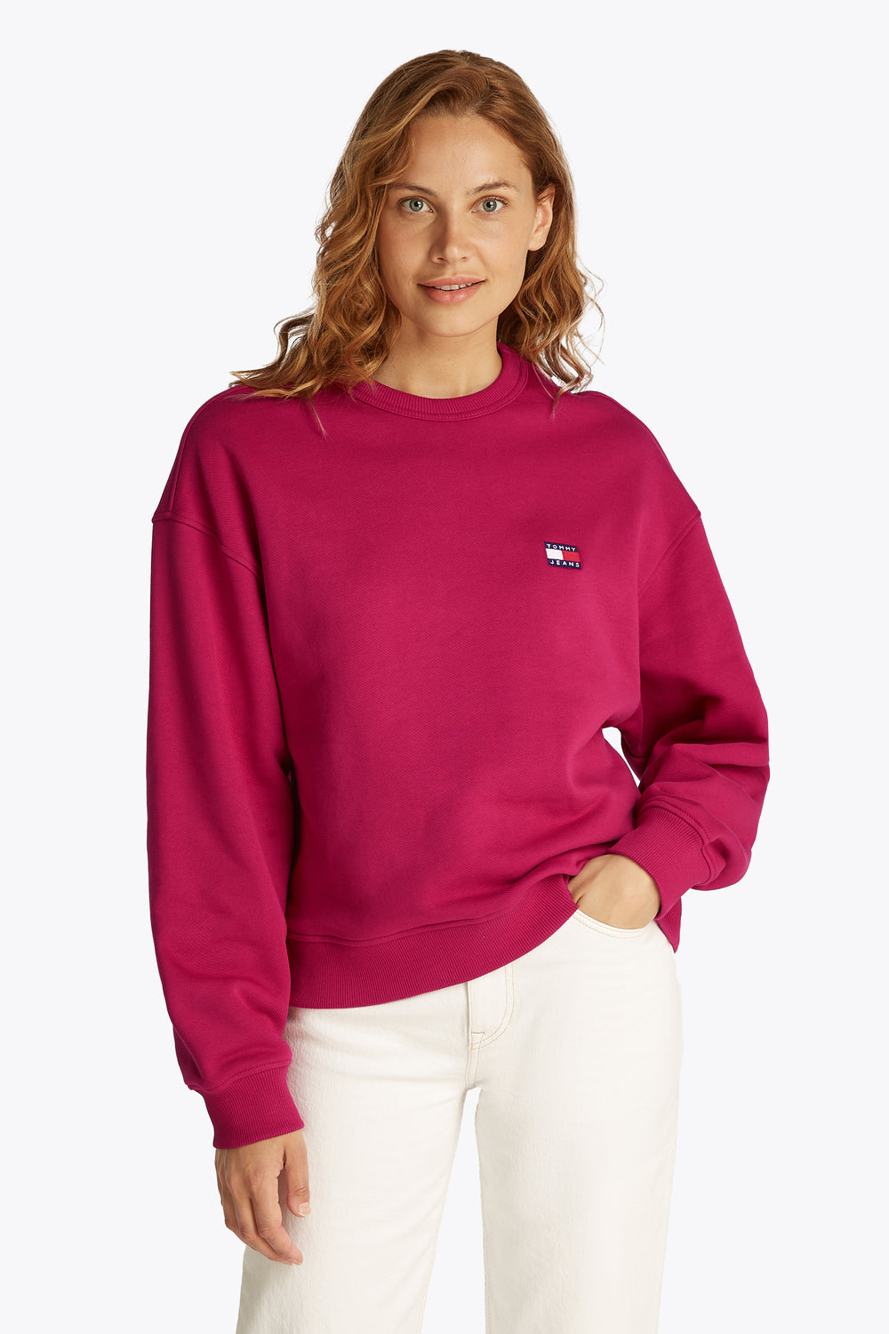 Sweat col rond Rouge - Tommy Jeans
