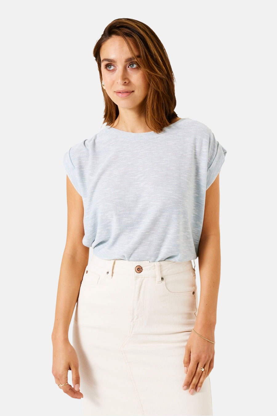 Top (manches courtes) Bleu - GARCIA