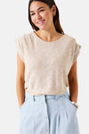Top (manches courtes) Beige - GARCIA