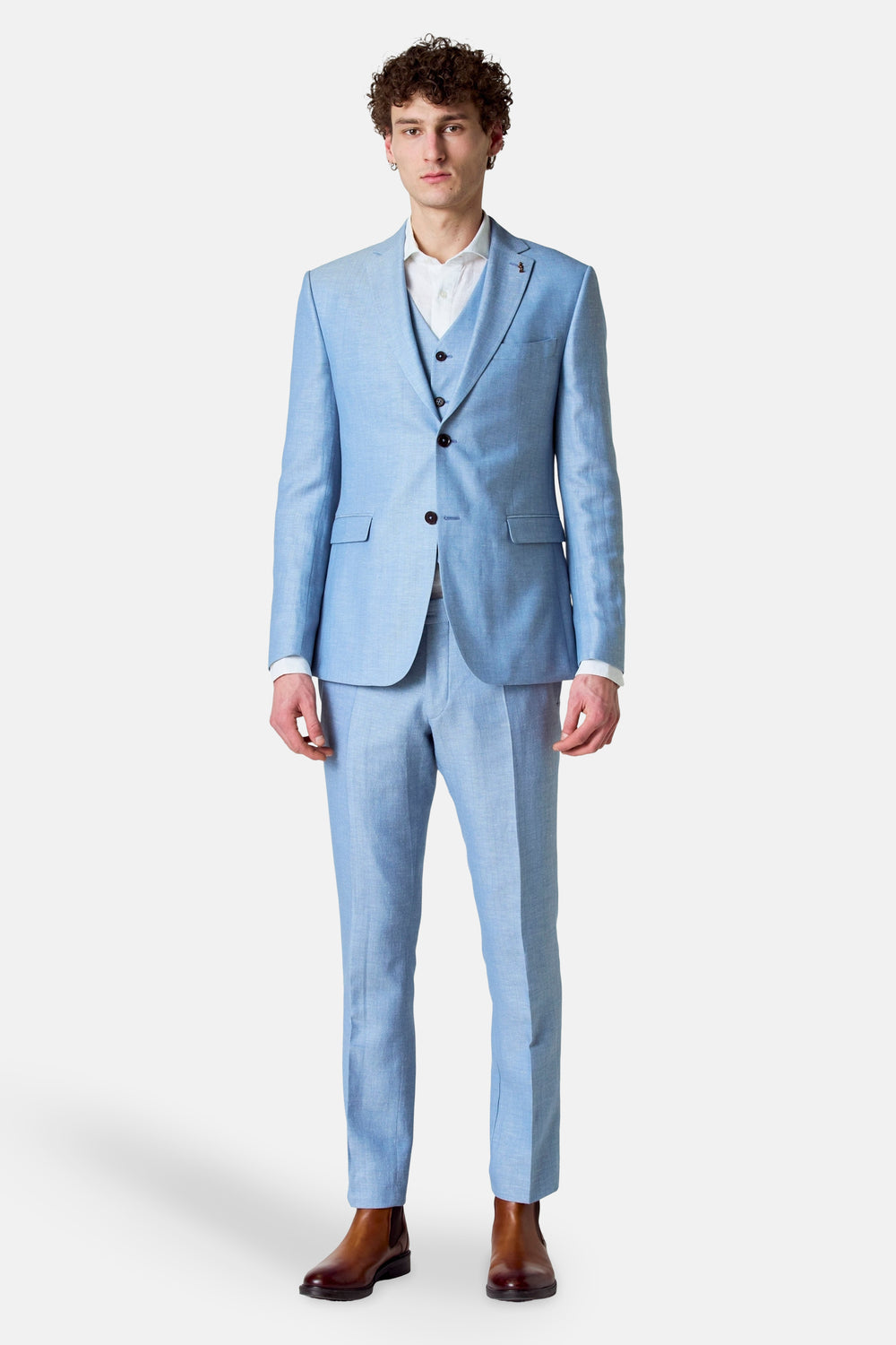 Pantalon de costume Bleu - Le Fabuleux Marcel de Bruxelles