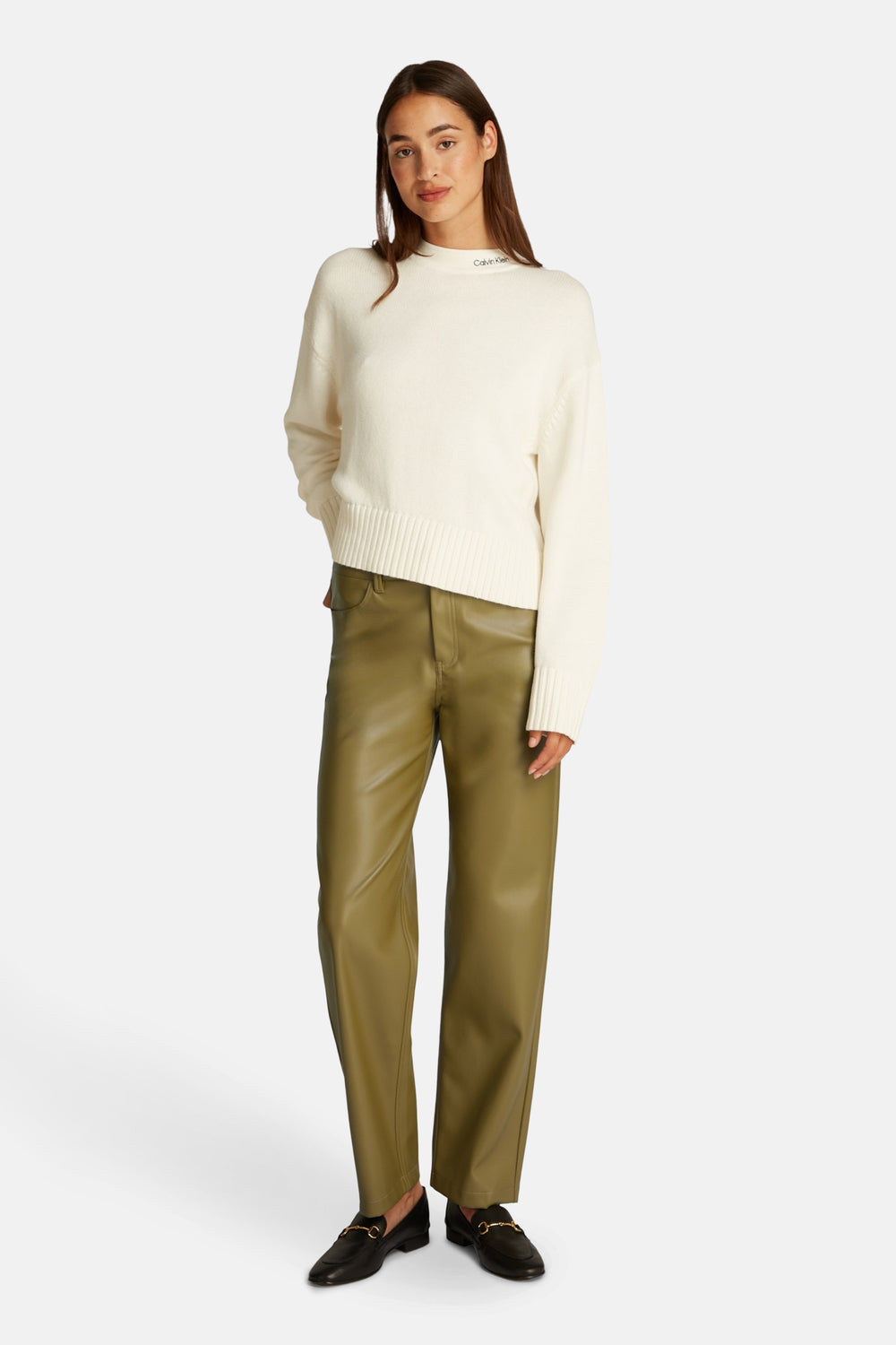Pantalon coloré KAHKI - Calvin Klein