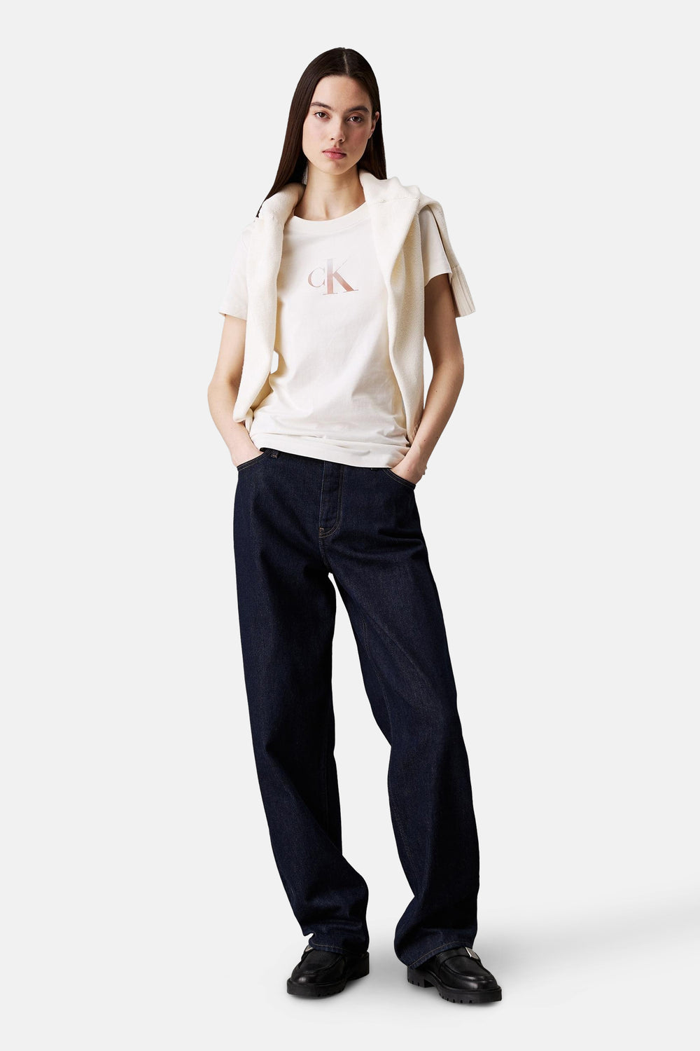 T-shirt (manches courtes) Beige - Calvin Klein