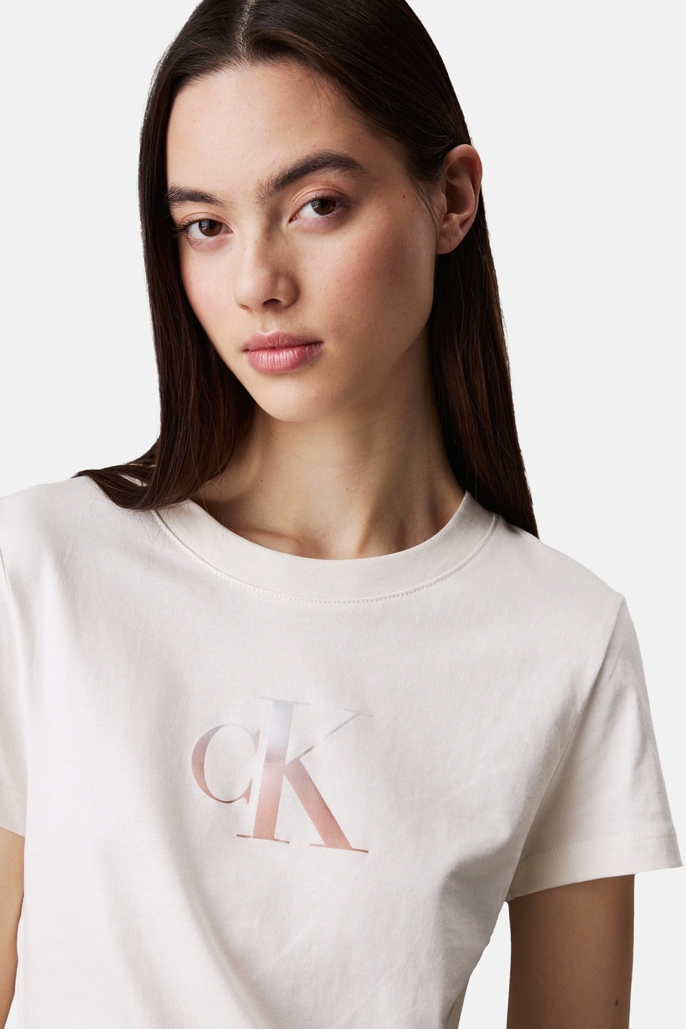 T-shirt (manches courtes) Beige - Calvin Klein