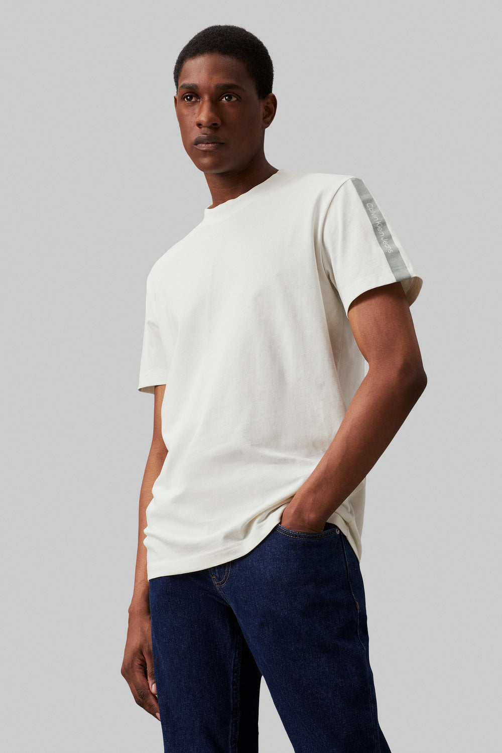 T-shirt (manches courtes) Écru - Calvin Klein