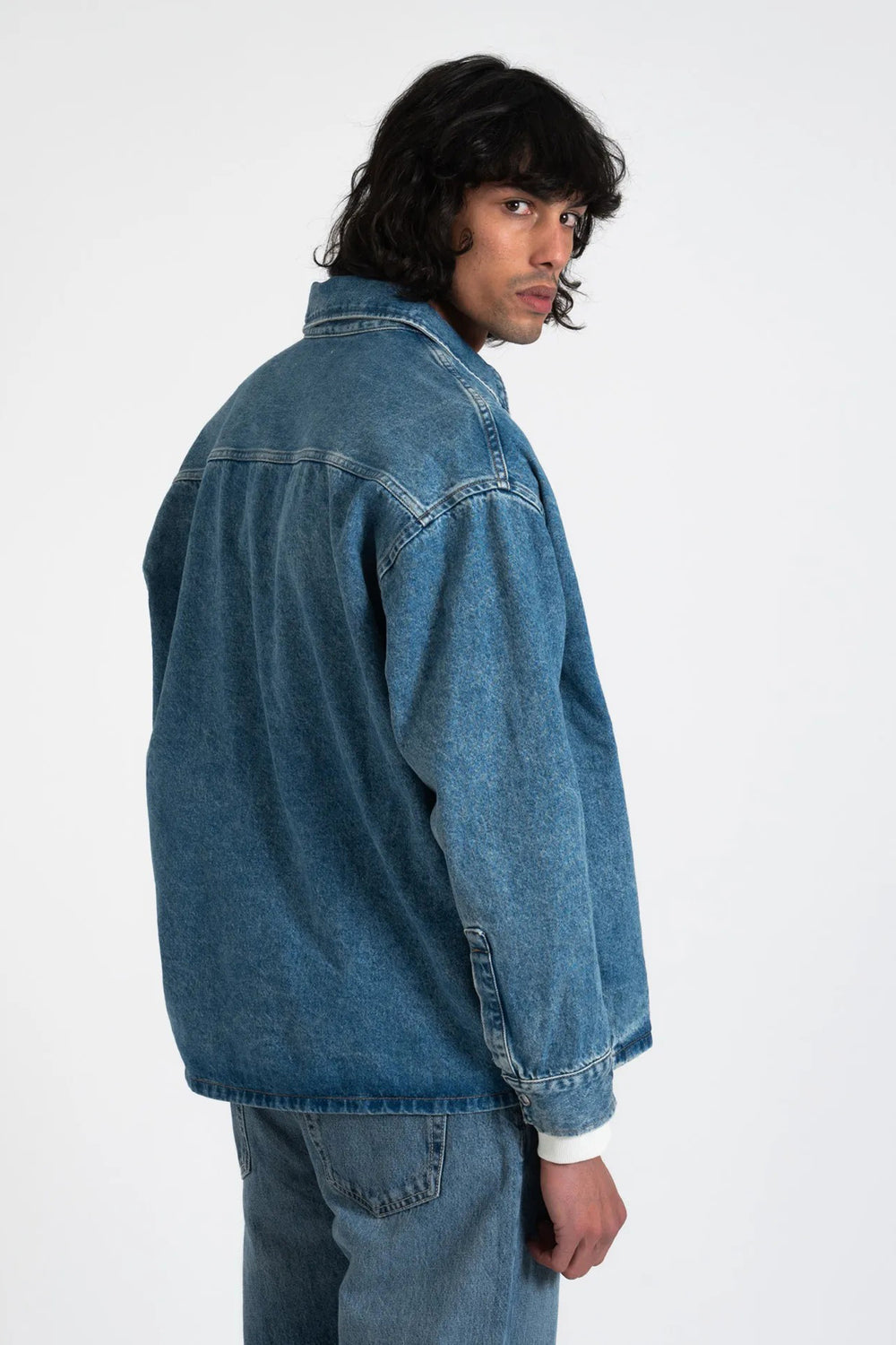 Chemise en jeans MID BLUE DENIM - Calvin Klein