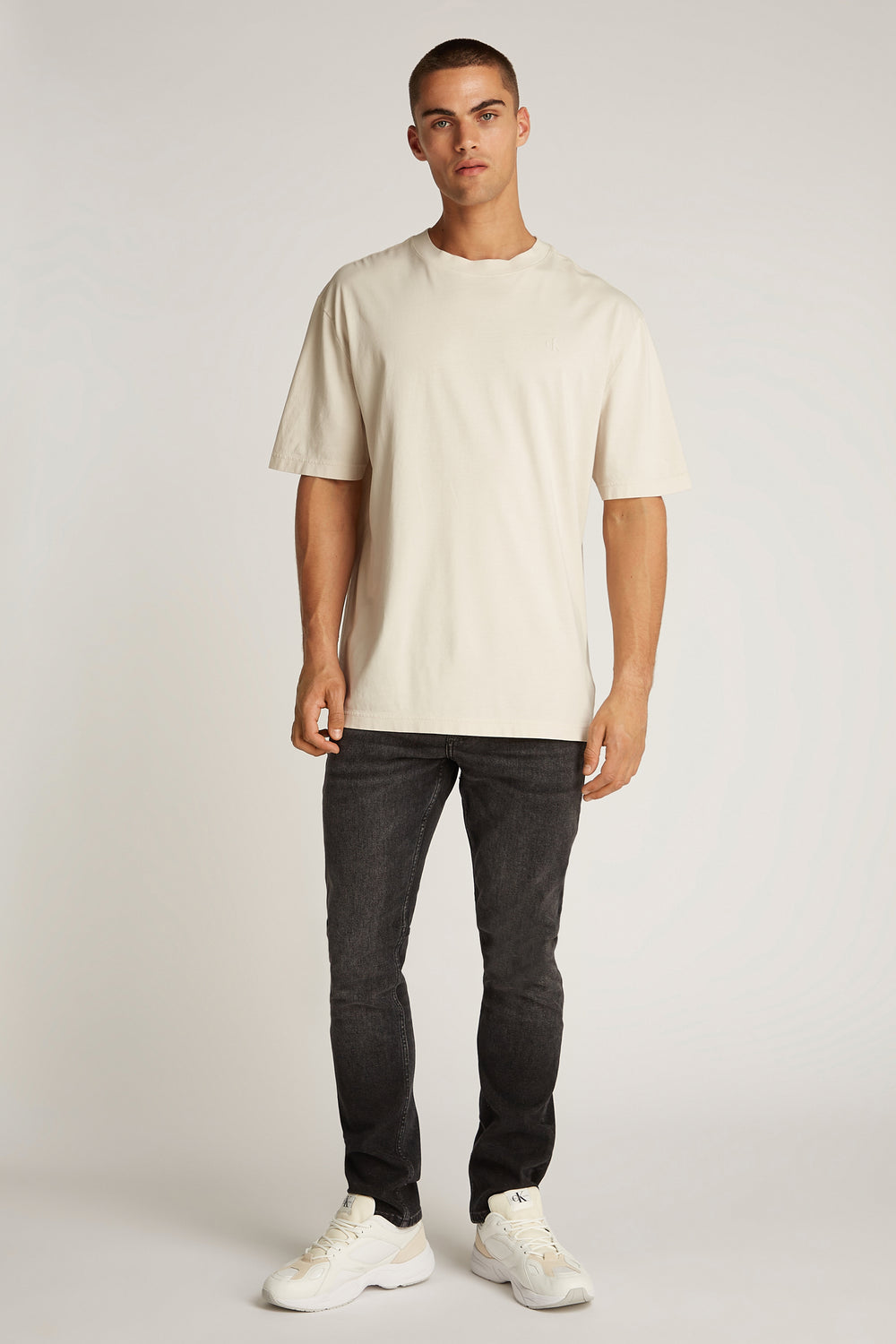 T-shirt (manches courtes) Écru - Calvin Klein