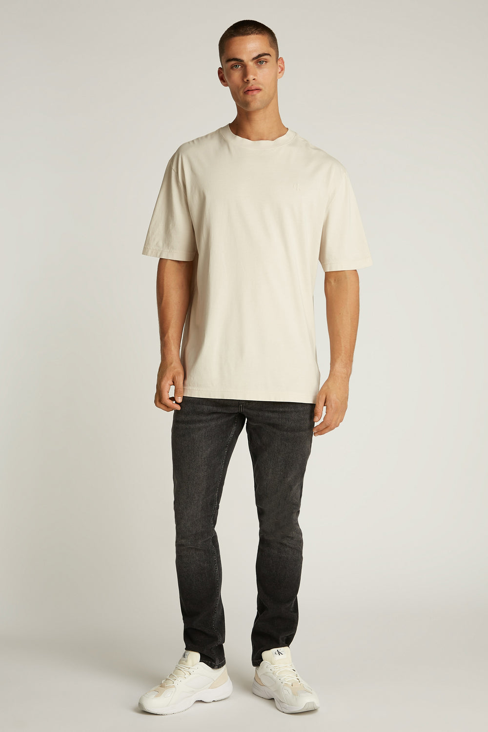 T-shirt (manches courtes) Écru - Calvin Klein