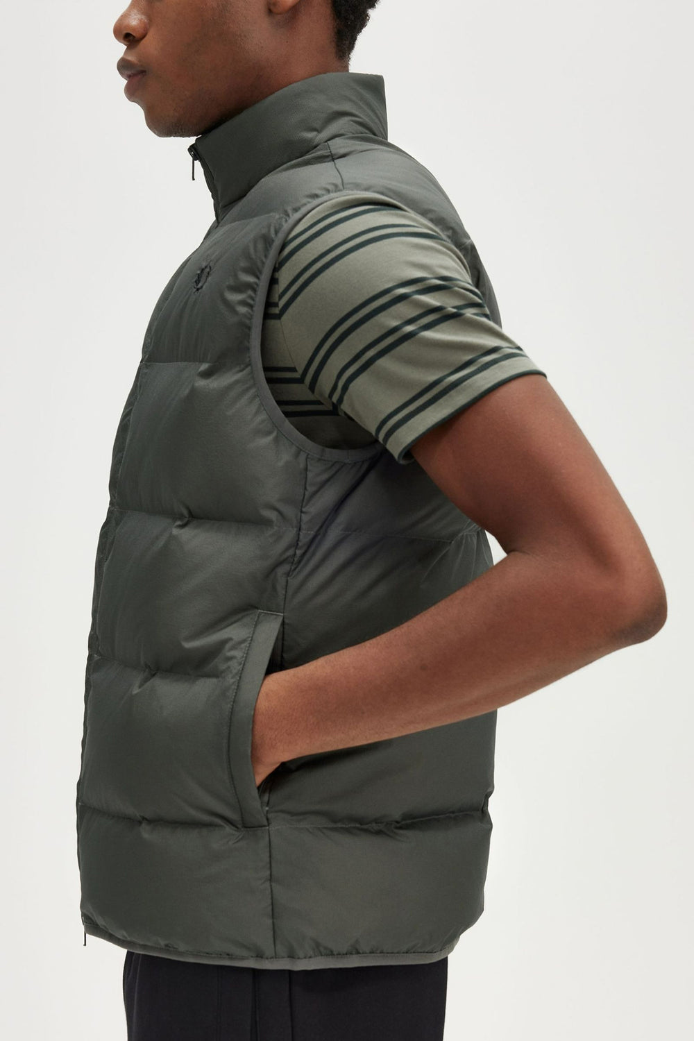 Bodywarmer Groen - Fred Perry