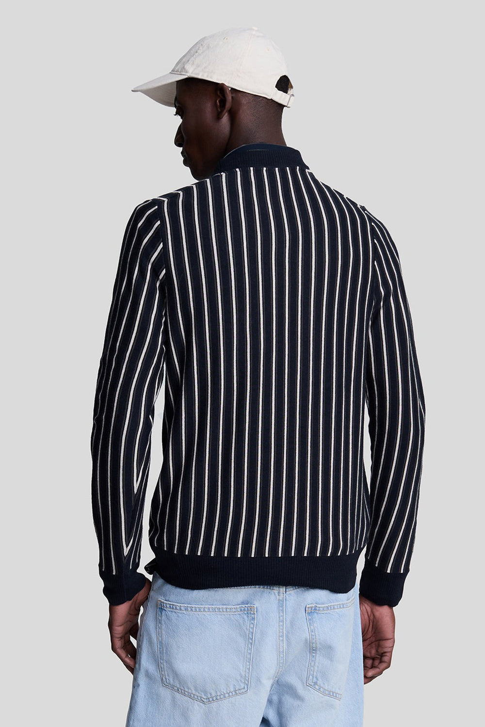 Pull col rond Bleu - LYLE & SCOTT