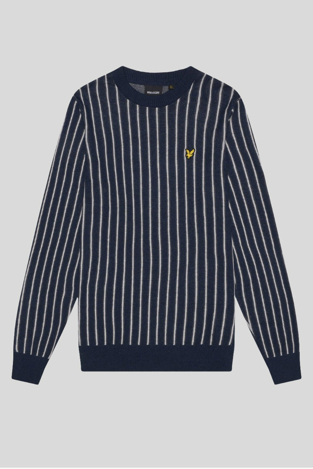 Pull col rond Bleu - LYLE & SCOTT