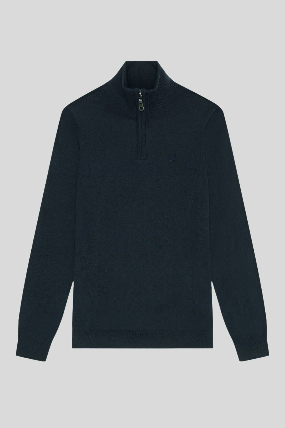 Pull col rond Bleu - LYLE & SCOTT