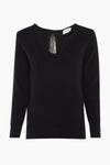 Pull col V Noir - Molly Bracken