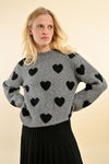 Pull col rond Gris - Molly Bracken