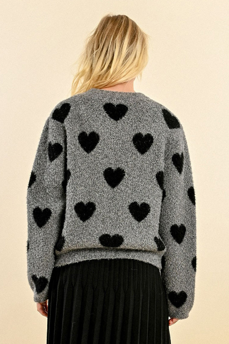 Pull col rond Gris - Molly Bracken