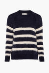 Pull col rond Bleu - Molly Bracken