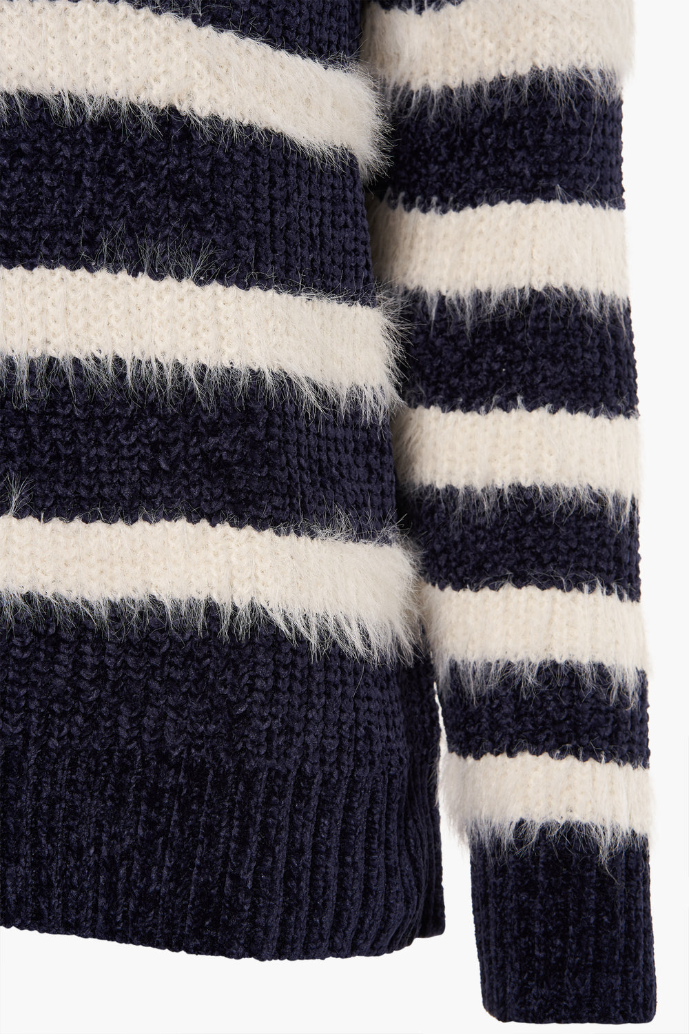 Pull col rond Bleu - Molly Bracken