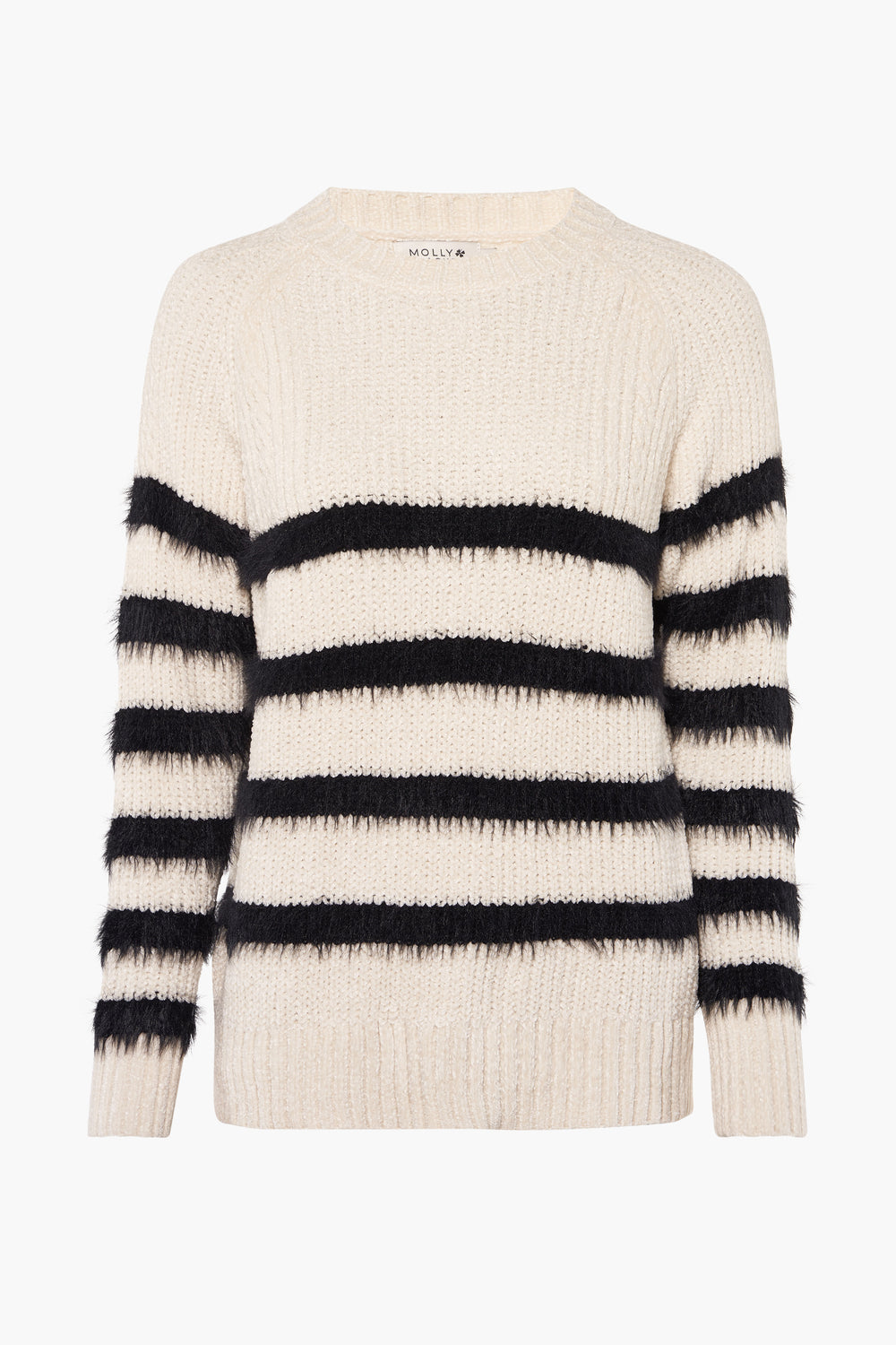 Pull col rond Blanc - Molly Bracken