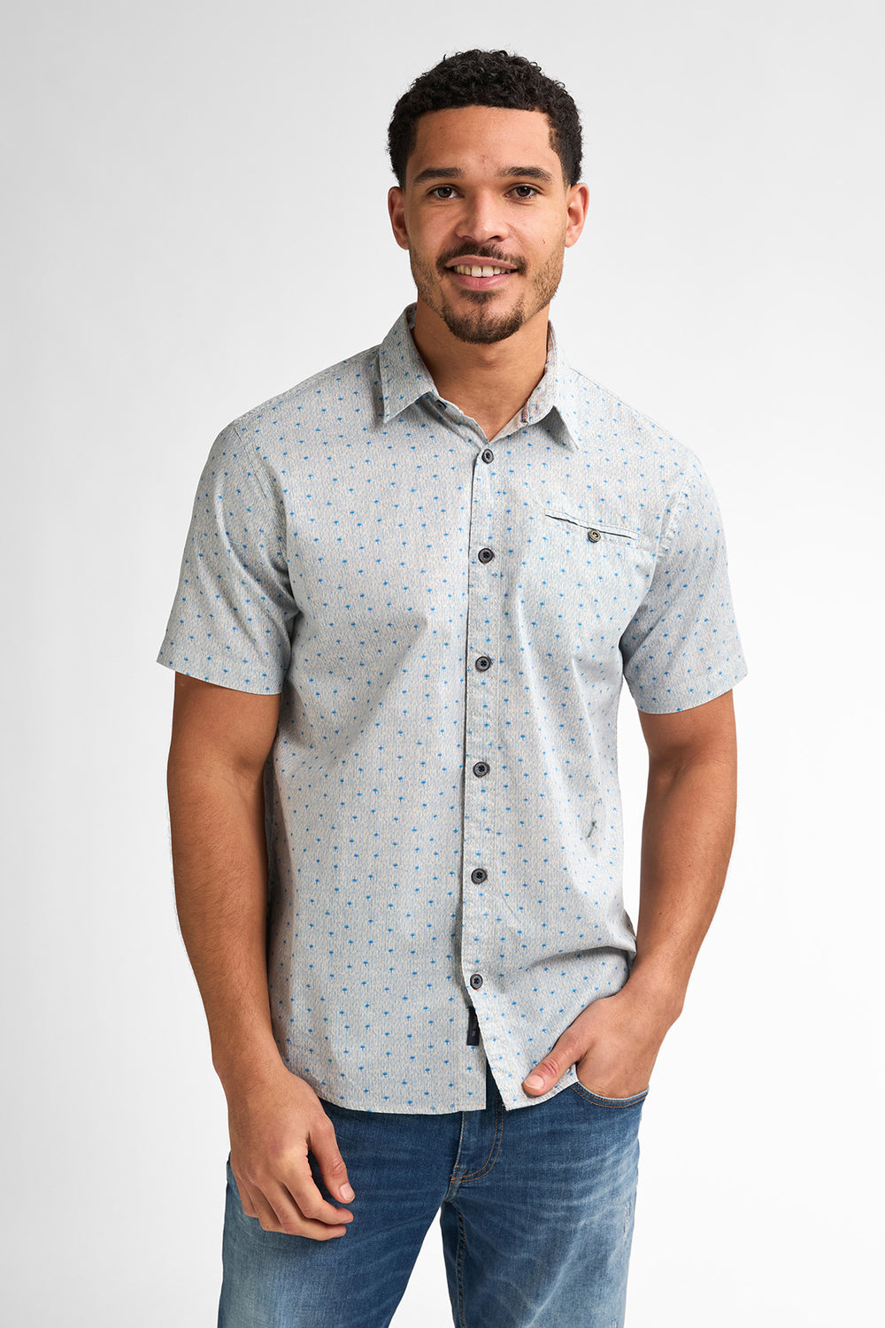 Chemise (manches courtes) Bleu - Petrol Industries®