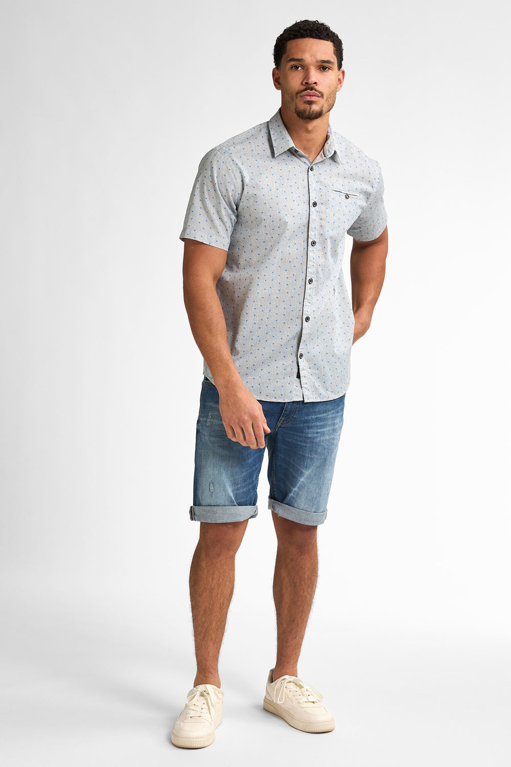 Chemise (manches courtes) Bleu - Petrol Industries®