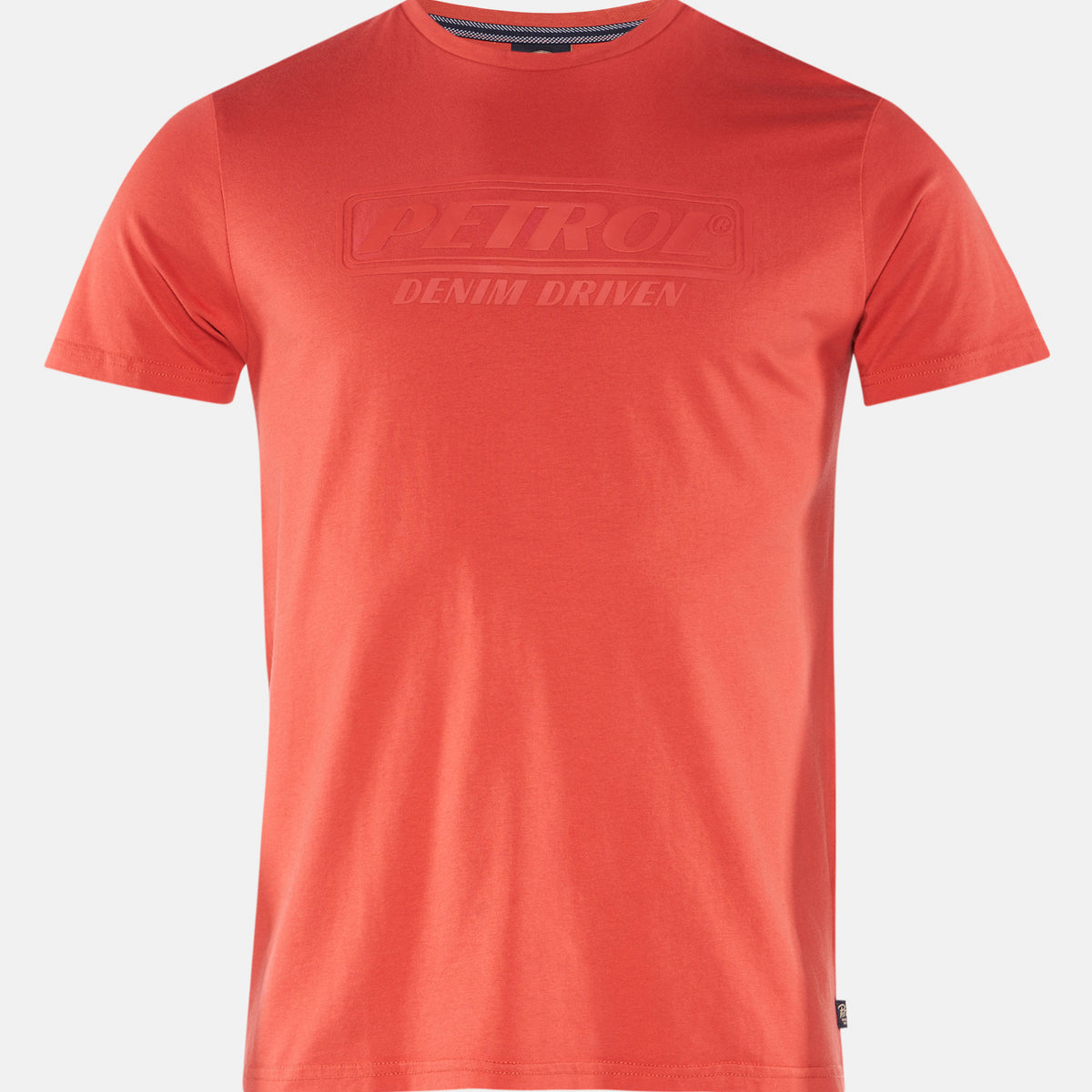 Top Morgan Rouge - Inscriptions Noires, Manches Courtes, Taille XS (34), Comme Neuf