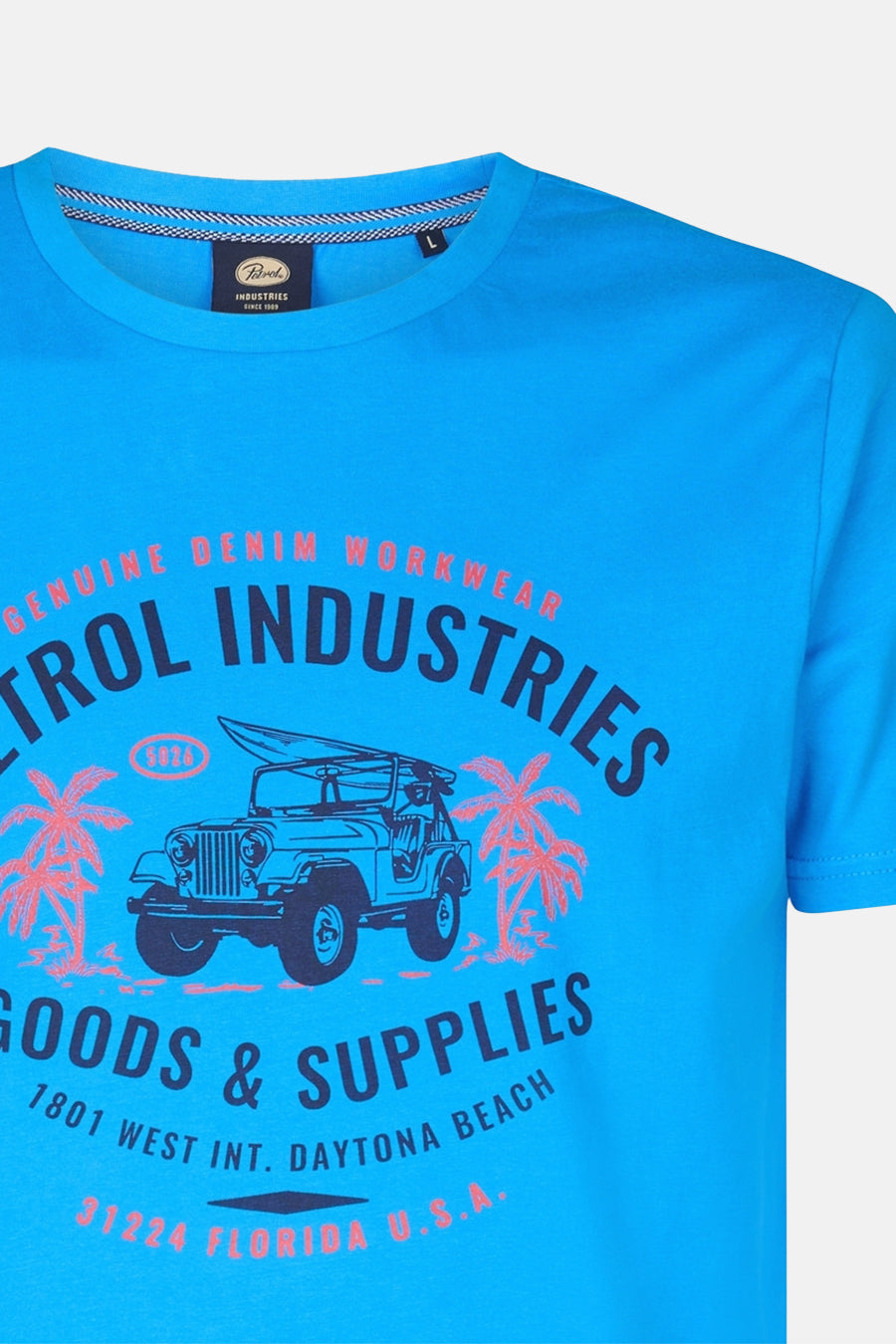 T-shirt (korte mouwen) Blauw - Petrol Industries®