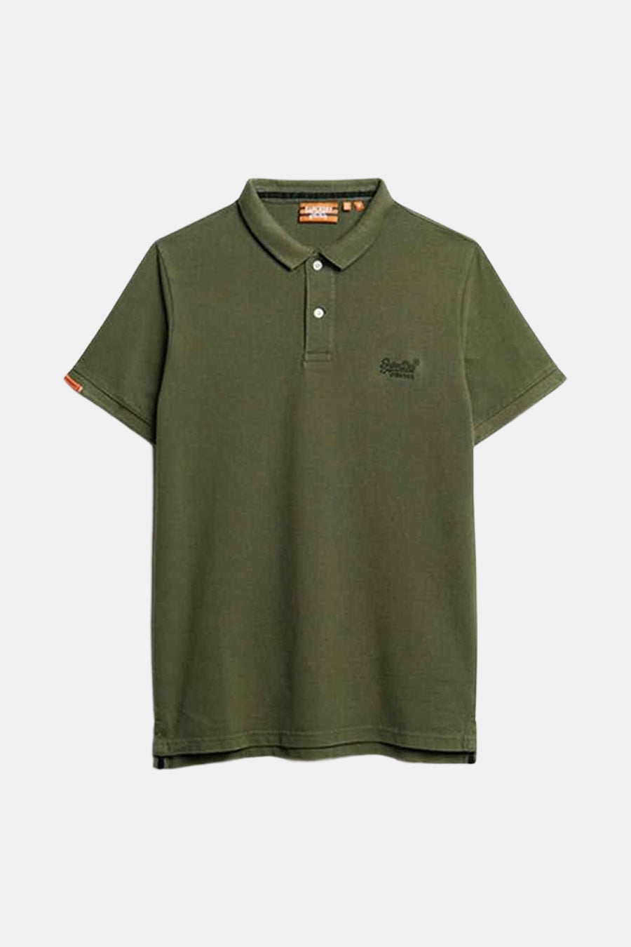 Heren tops polo korte mouw KHAKI - SUPERDRY