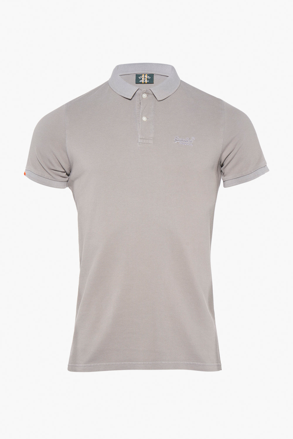Heren tops polo korte mouw Grijs - SUPERDRY