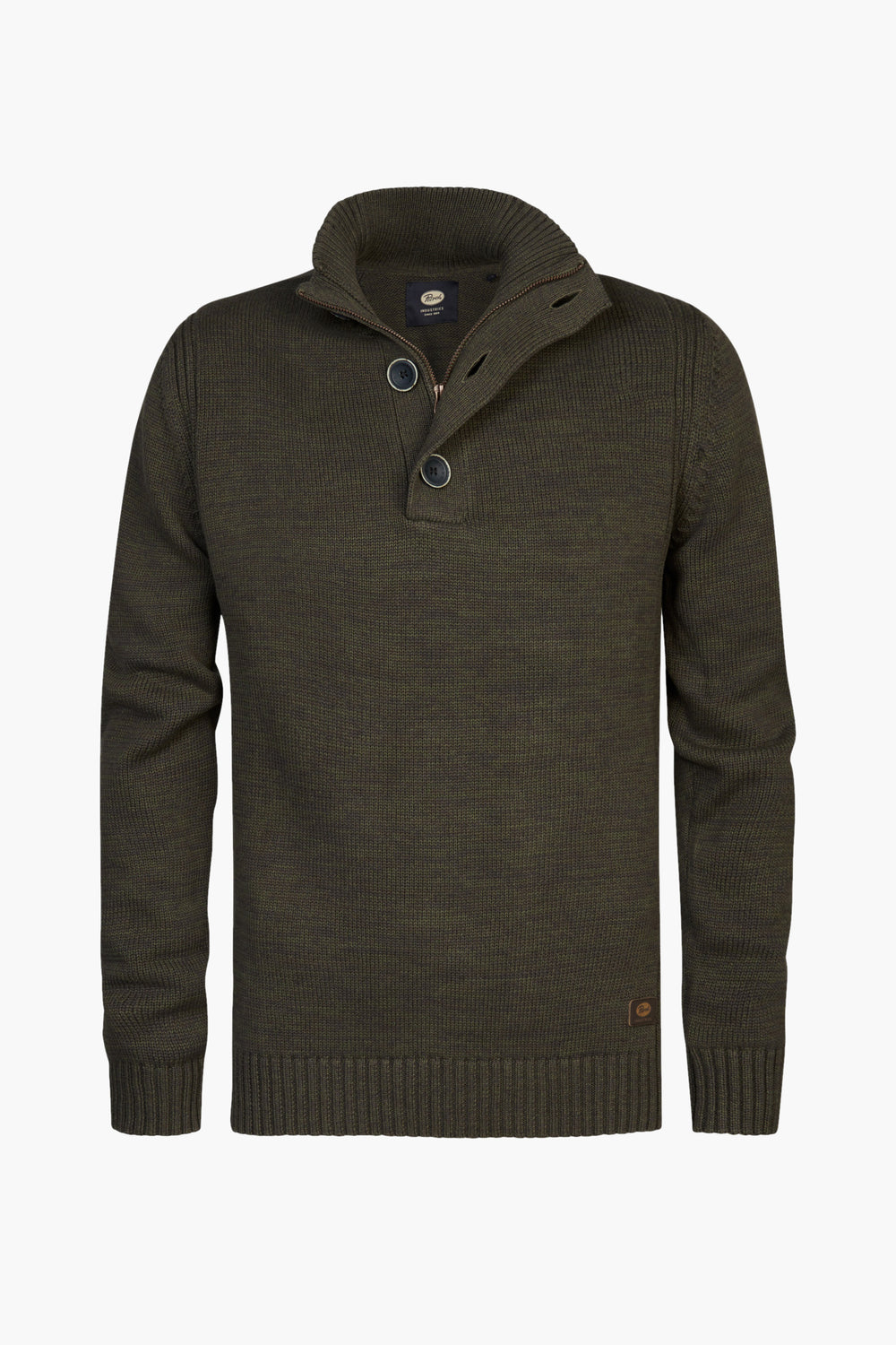Pull col rond Vert - Petrol Industries®