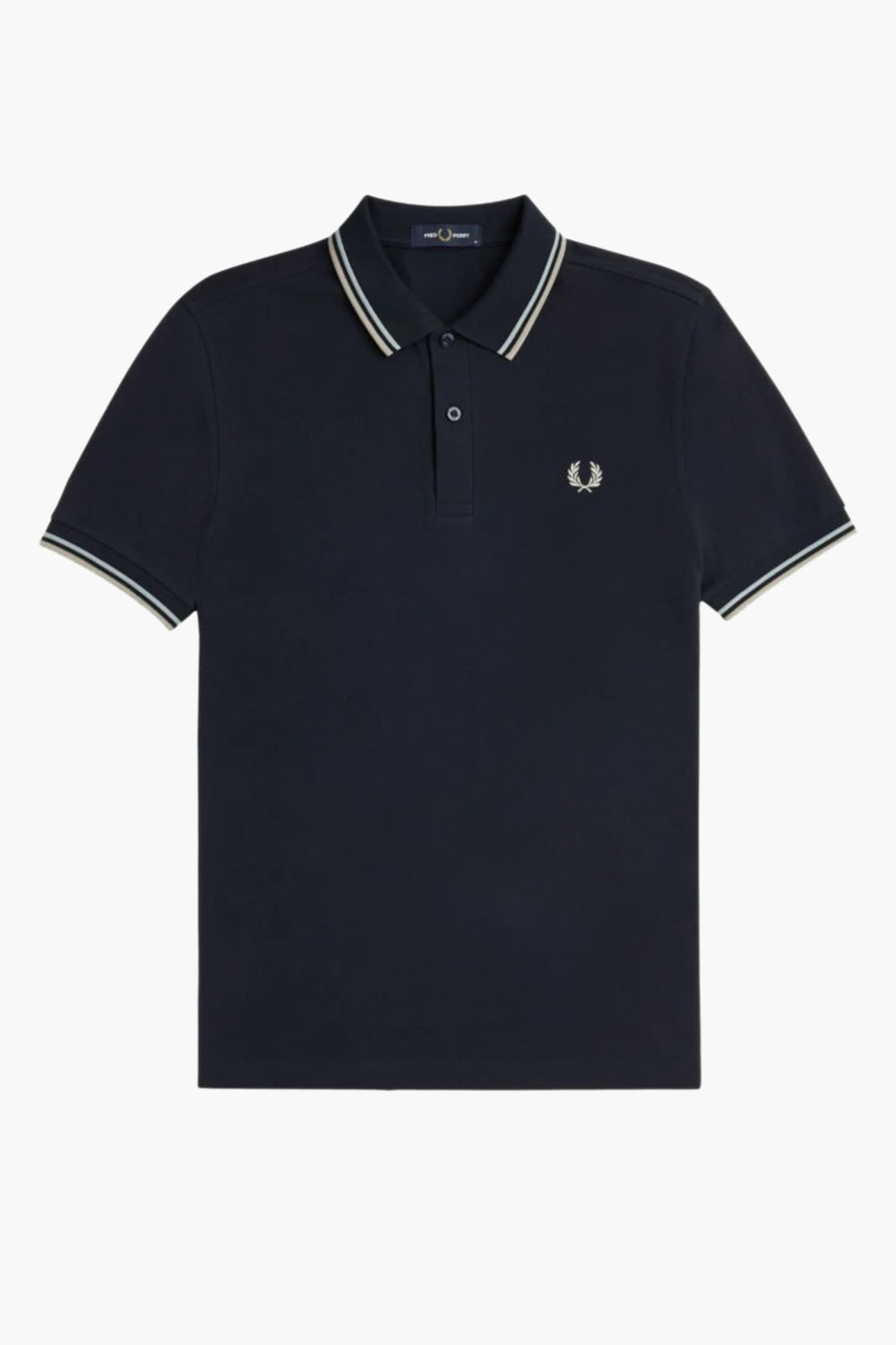 Heren tops polo korte mouw Blauw - FRED PERRY