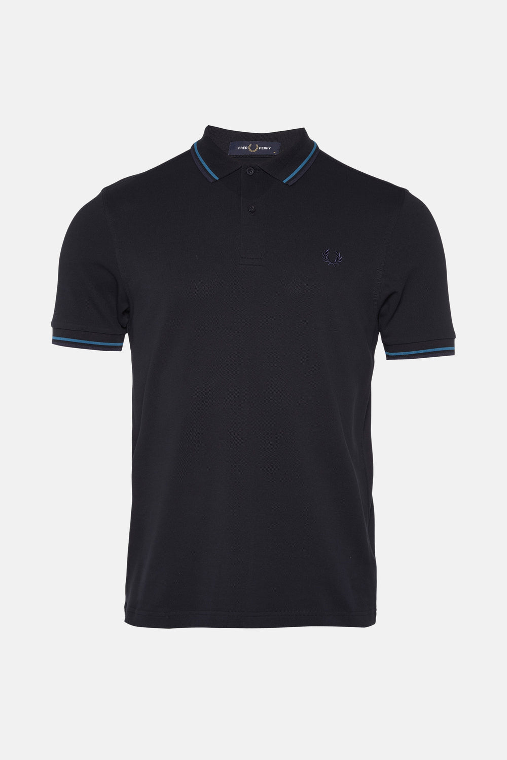 Heren tops polo korte mouw Blauw - FRED PERRY
