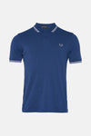 Heren tops polo korte mouw Bleu - FRED PERRY