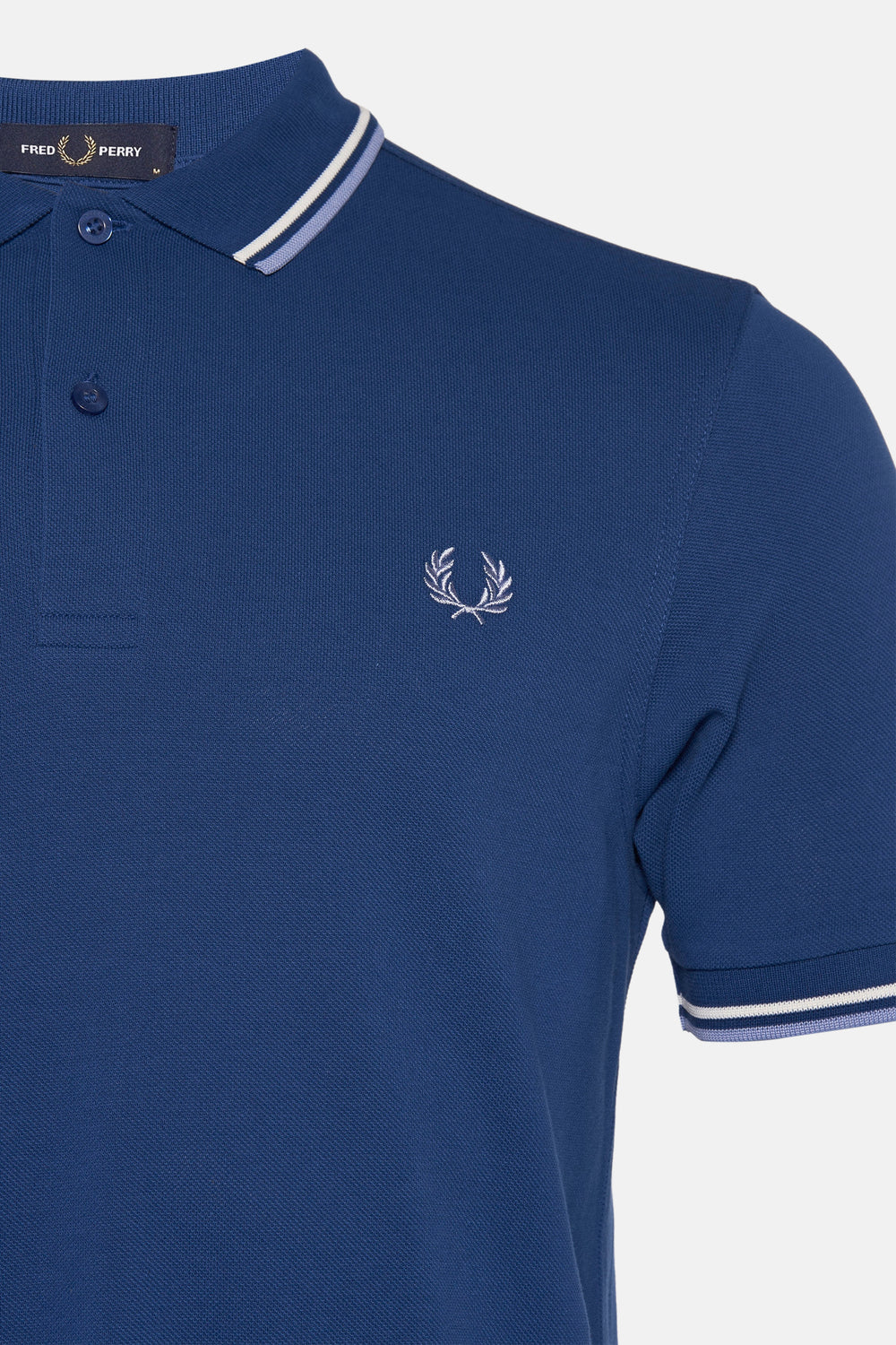 Heren tops polo korte mouw Bleu - FRED PERRY