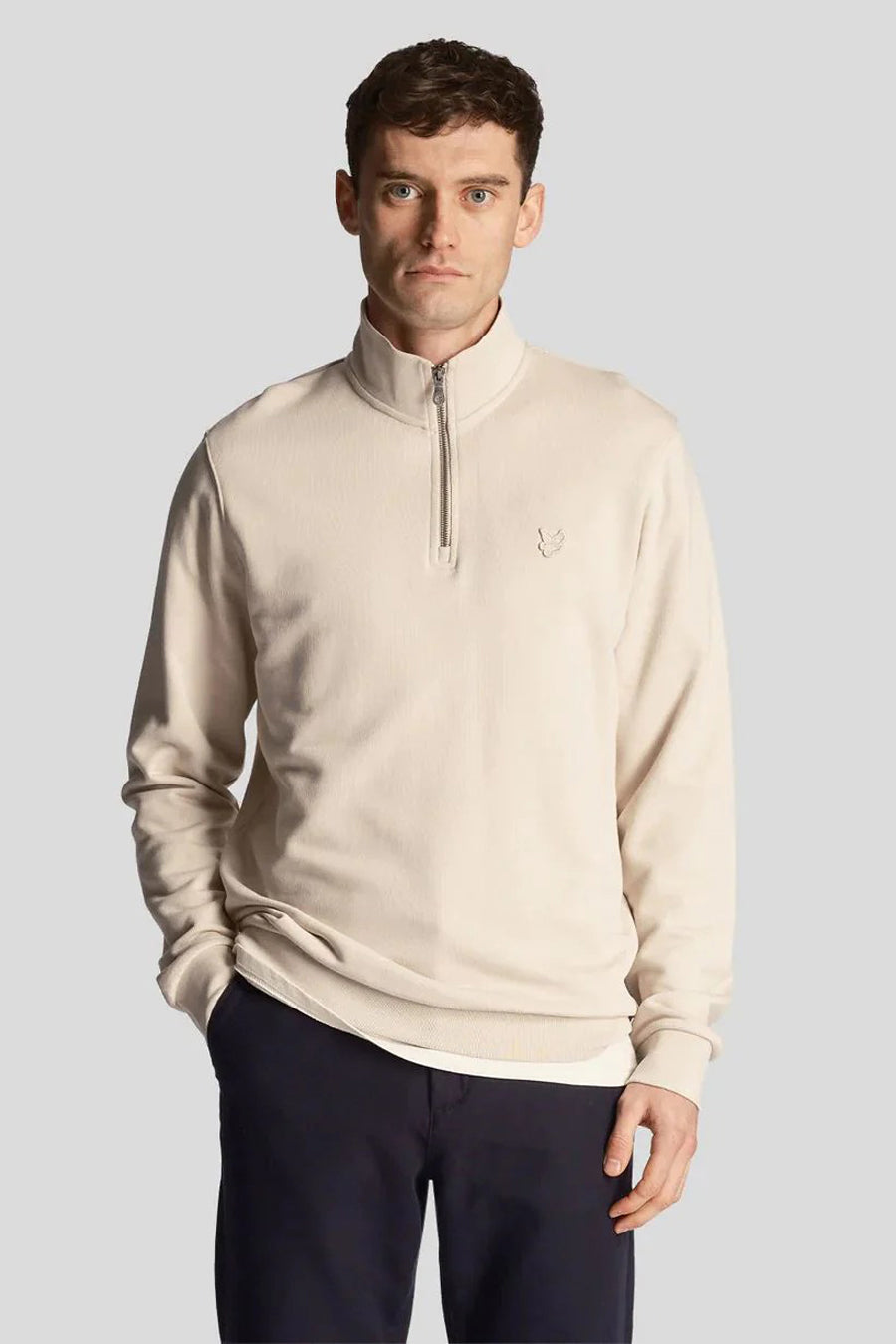 Sweat col roulé Beige - LYLE & SCOTT