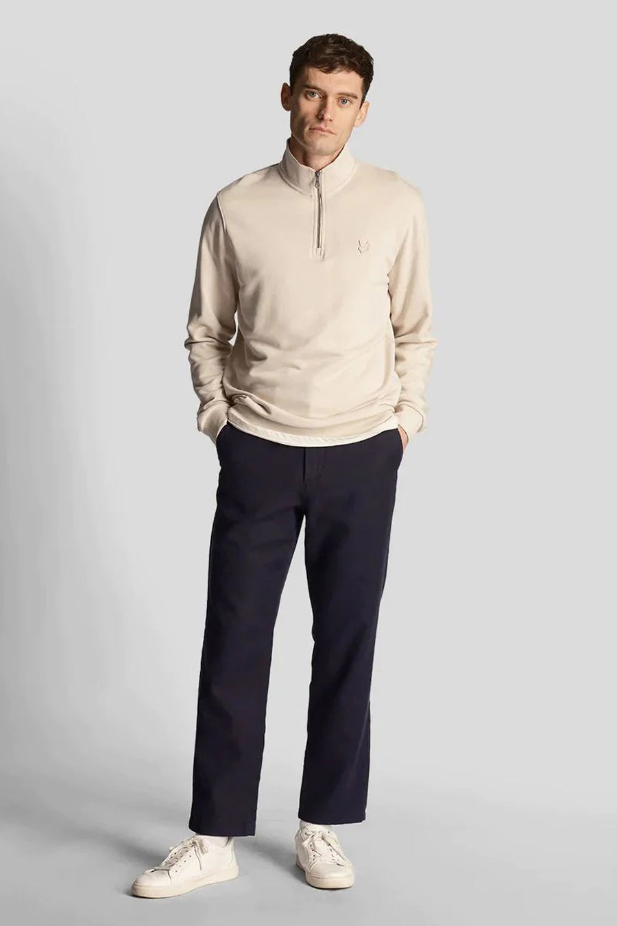 Sweat col roulé Beige - LYLE & SCOTT