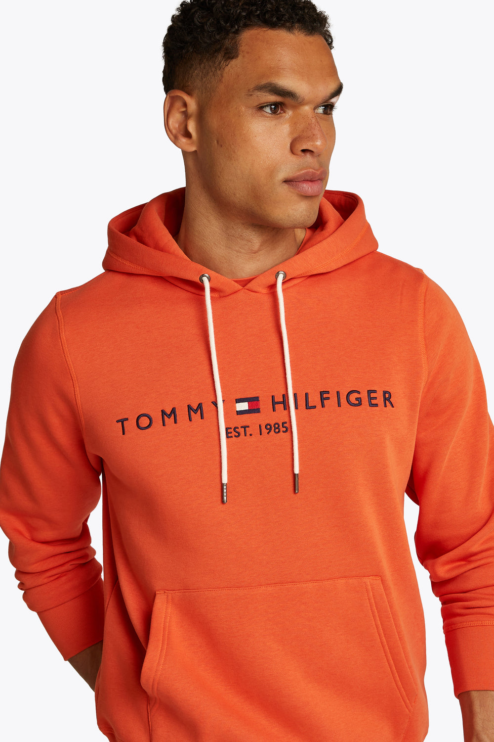 Sweat col rond Orange - Tommy Hilfiger