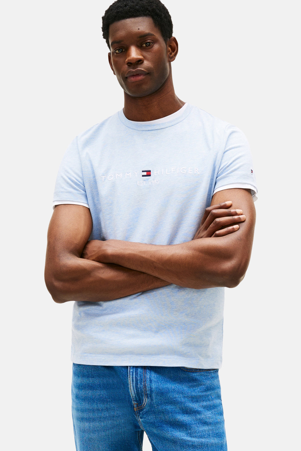 T-shirt (manches courtes) Bleu - TOMMY HILFIGER