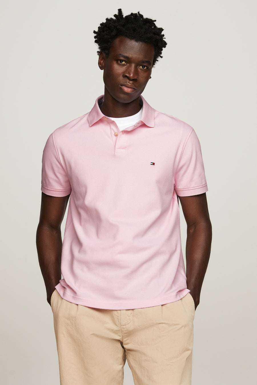 Heren tops polo korte mouw Rose - TOMMY HILFIGER