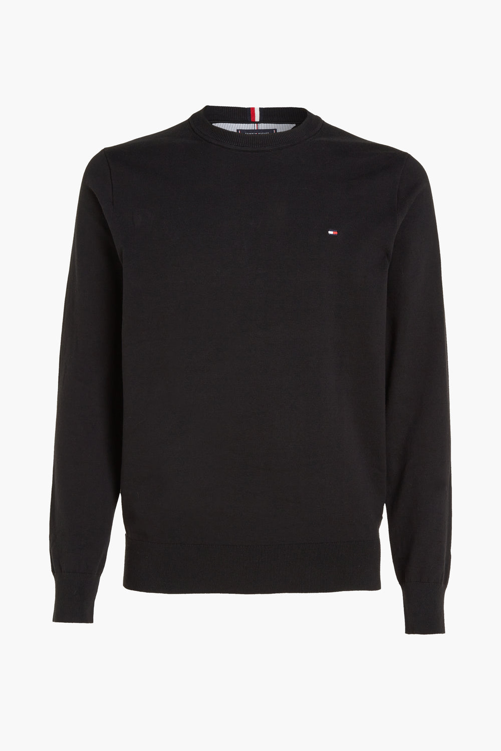 Pull col rond Noir - TOMMY HILFIGER