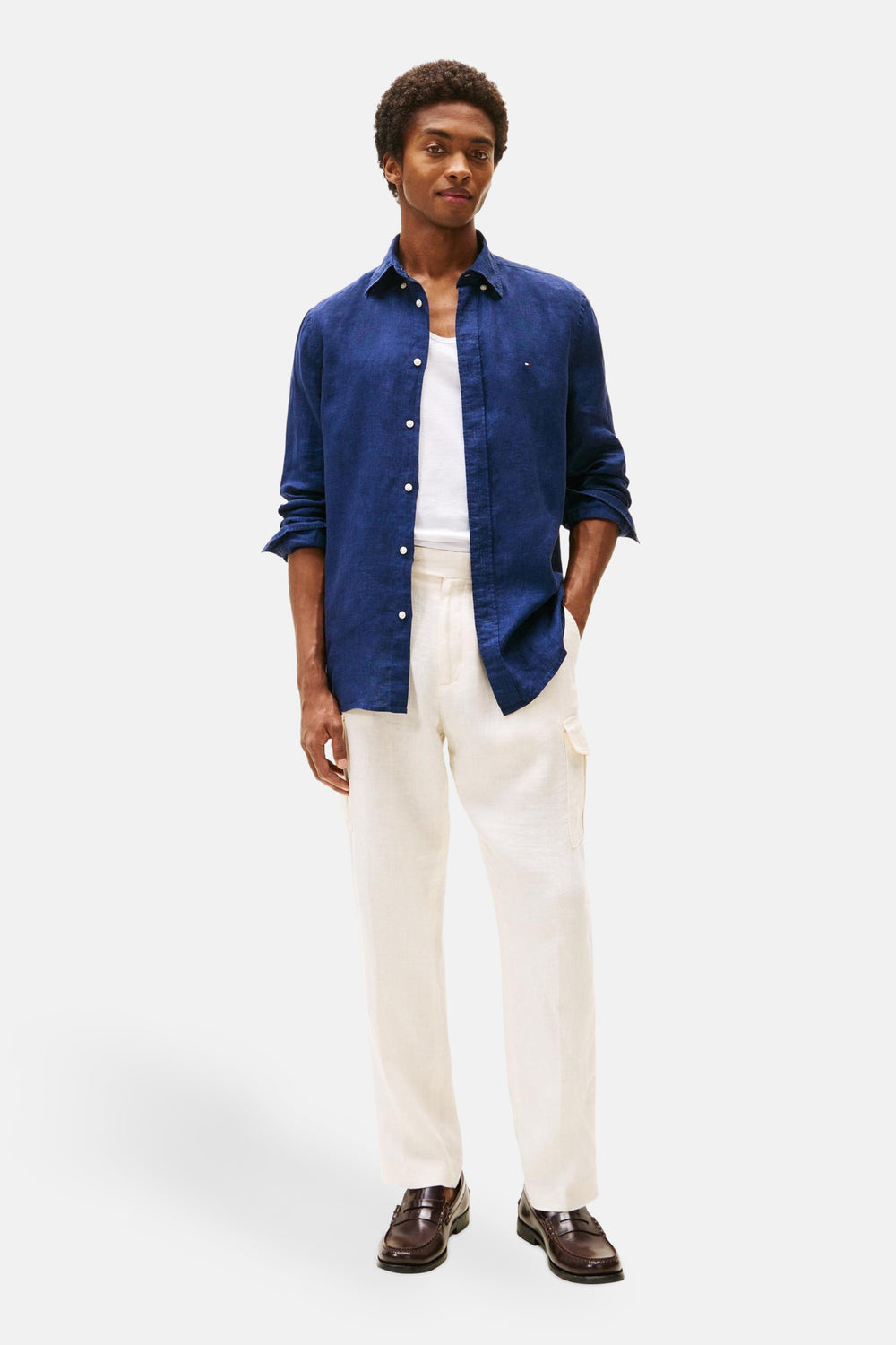Chemise (manches longues) Bleu - Tommy Hilfiger