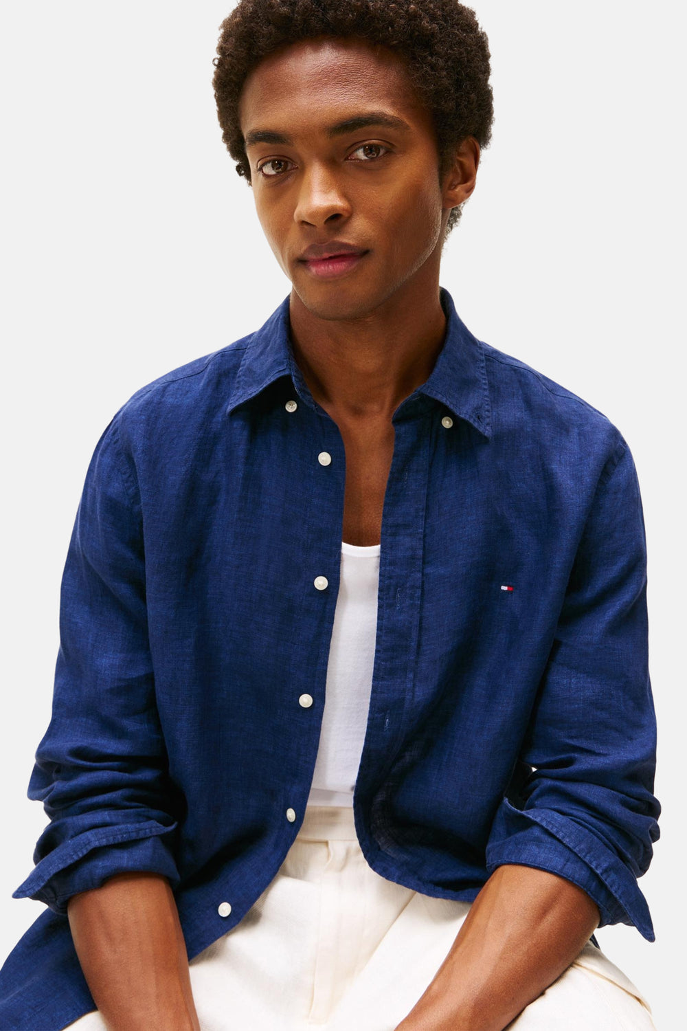 Chemise (manches longues) Bleu - Tommy Hilfiger