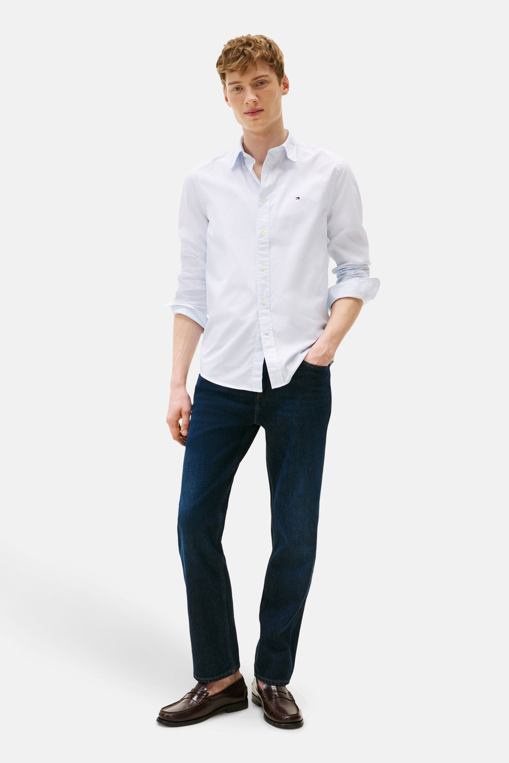 Chemise (manches longues) Blanc - TOMMY HILFIGER