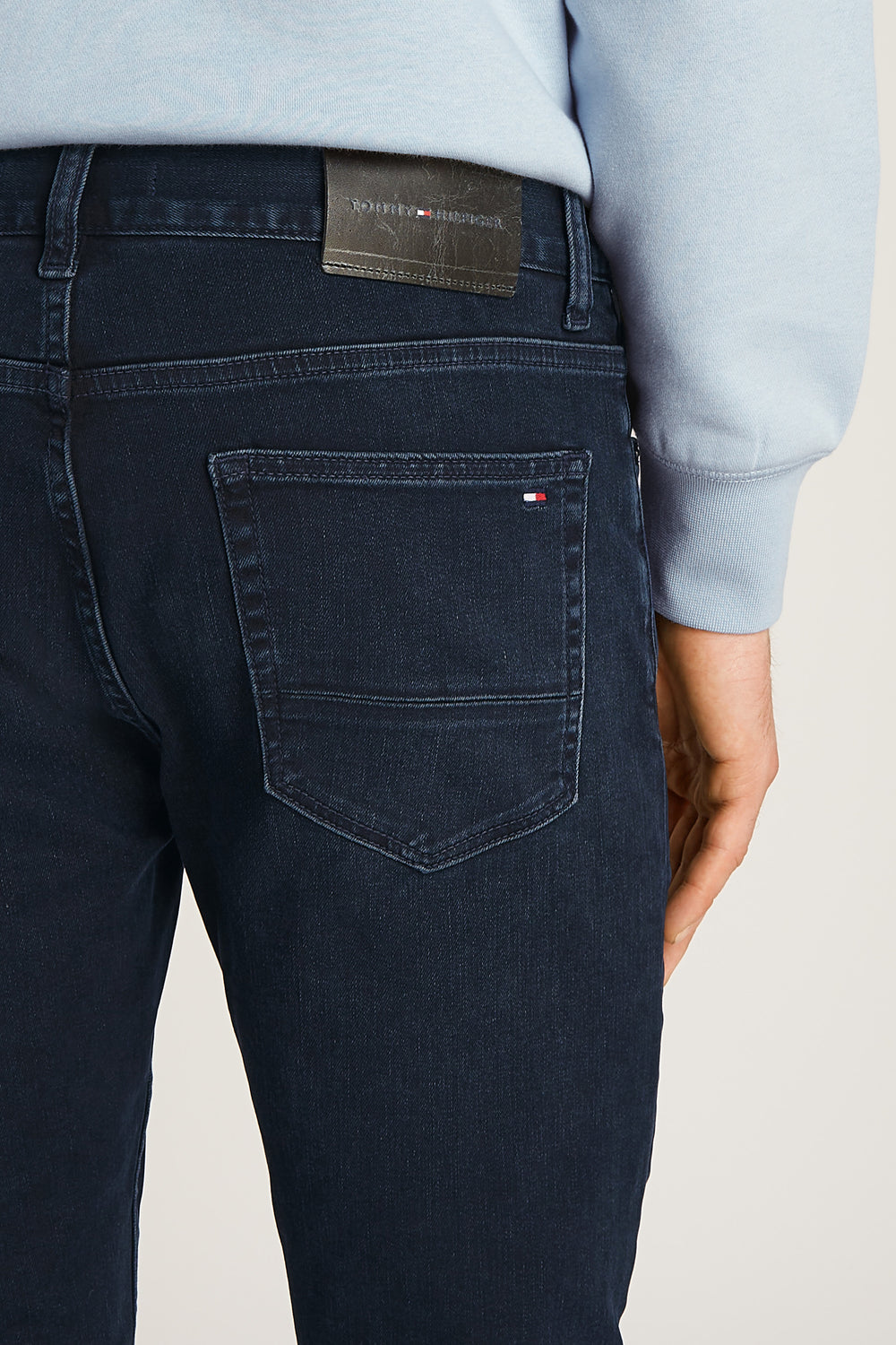 Jeans straight BLUE BLACK DENIM - TOMMY HILFIGER