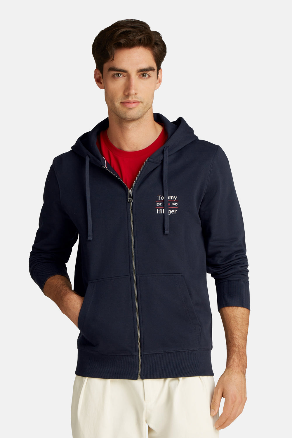 Sweat (gilet) Bleu - TOMMY HILFIGER
