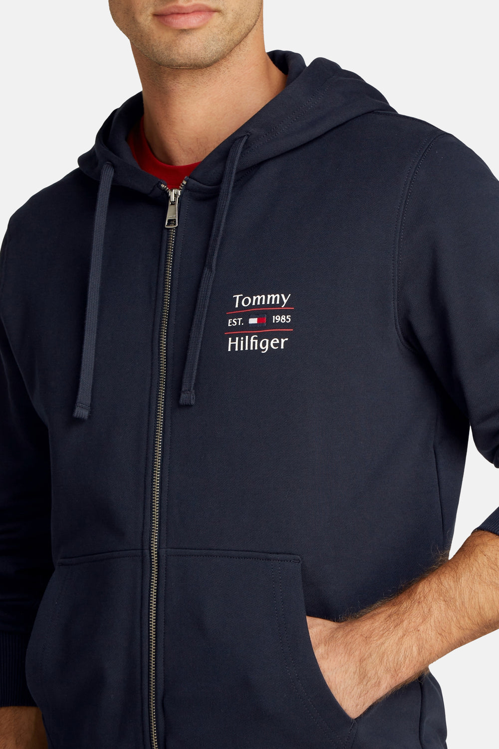 Sweat (gilet) Bleu - TOMMY HILFIGER