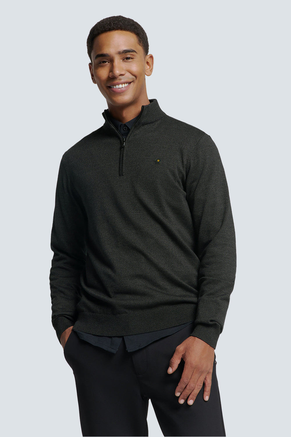Pull col roulé Gris - NO EXCESS